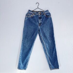 Levis 551 Blue Denim Jeans Vintage 90s Size 10 Med
